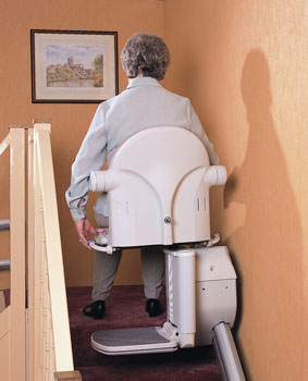 Fulda stairlift with seat